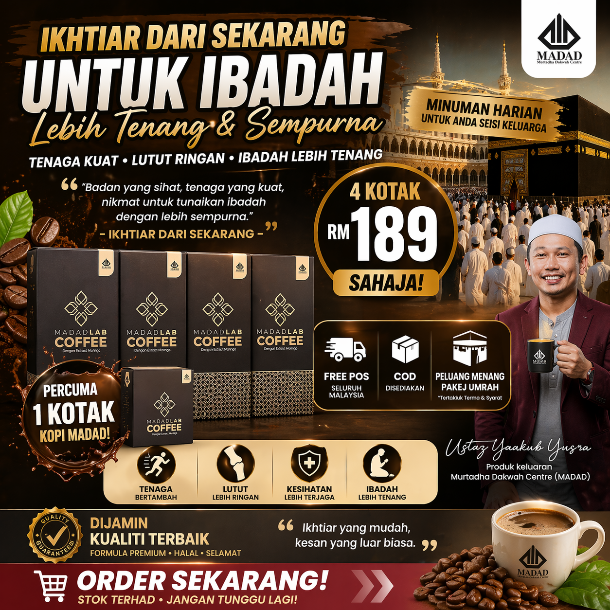 Ustaz Yaakub Yusra & The Madadlab Coffee